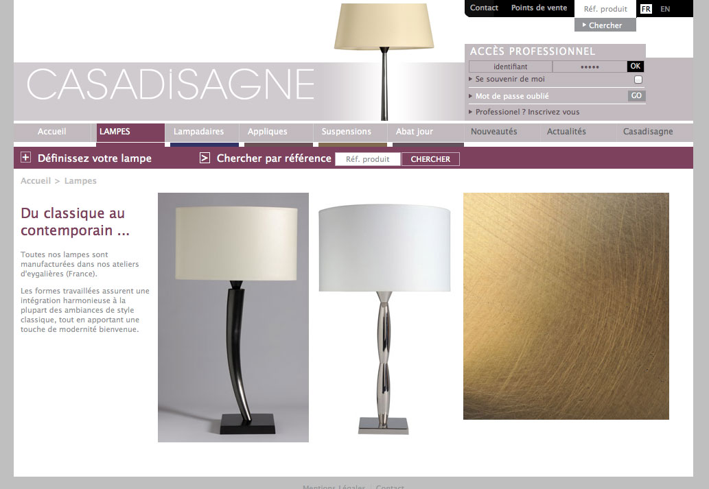 Casadisagne - Exemple catÃ©gorie 